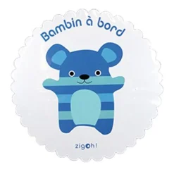 ZIGOH! ADHESIF BAMBIN A BORD ZIGOH