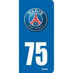 PSG ADHÉSIF PLAQUE PRÉDÉCOUPÉ 75 -