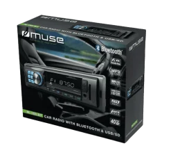 MUSE Autoradio M-195 BT Bluetooth - USB-SD - MP3 - Puissance 4 x 40W -