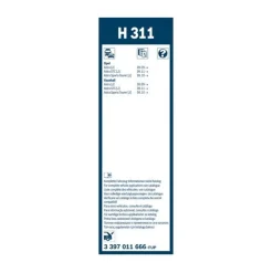 BOSCH BALAI D'ESSUIE GLACE ARRIERE H311 X1