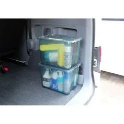 AUTOBACS QUALITY Boite de rangement empilable à roulettes -