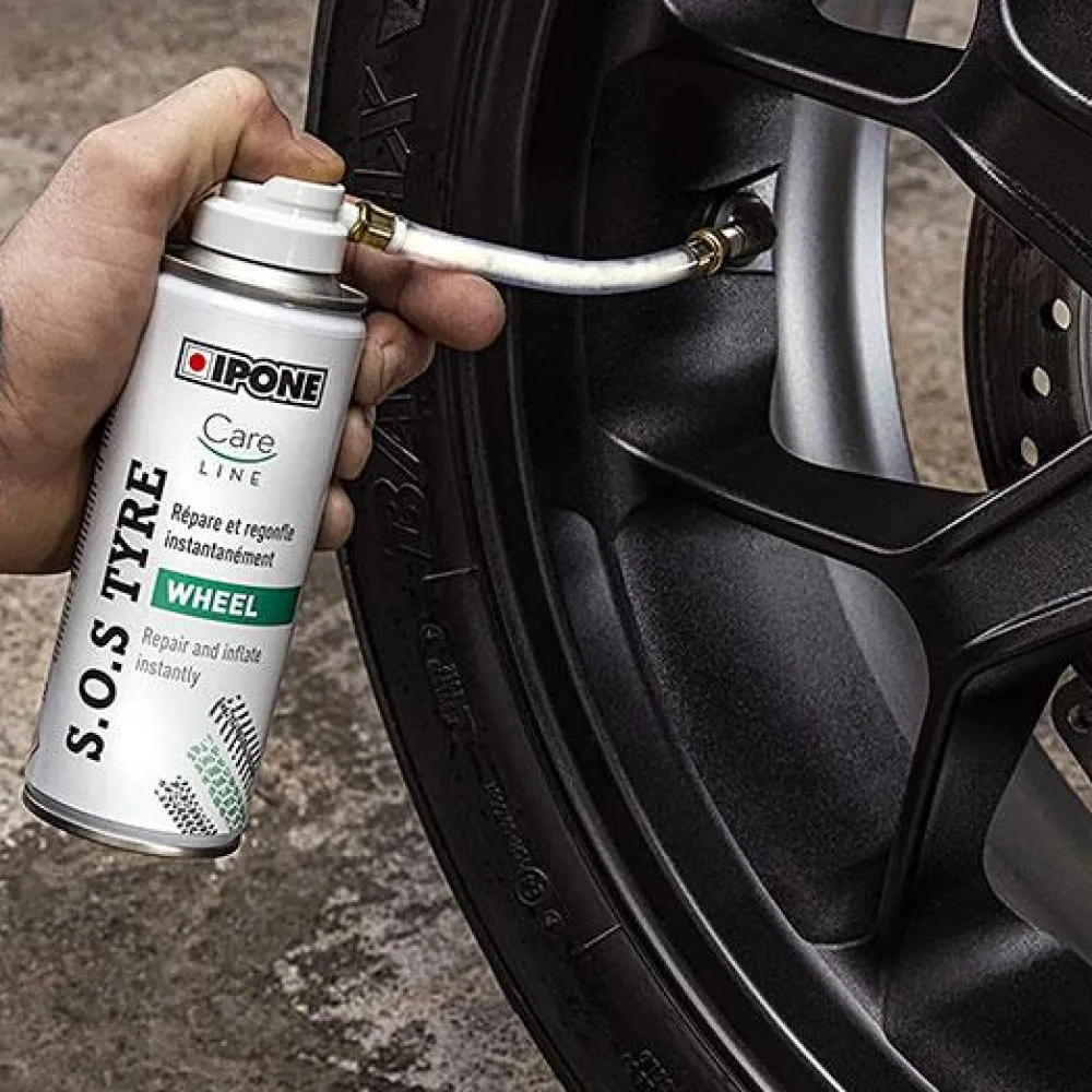 IPONE Bombe anti crevaison - SOS Tyre 200 ml - Motos