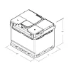 BOSCH P0001 - Batterie auto - 44A/H 440A - technologie plomb-acide - Pour véhicules sans système Start&Stop