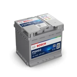 BOSCH P0002 - Batterie auto - 52A/H 470A - technologie plomb-acide - Pour véhicules sans système Start&Stop