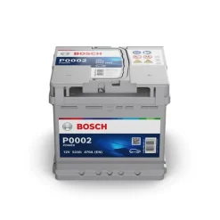 BOSCH P0002 - Batterie auto - 52A/H 470A - technologie plomb-acide - Pour véhicules sans système Start&Stop