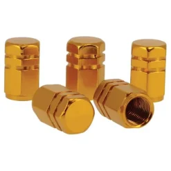SUMEX BOUCHONS DE VALVES DORES 5 PIÈCES