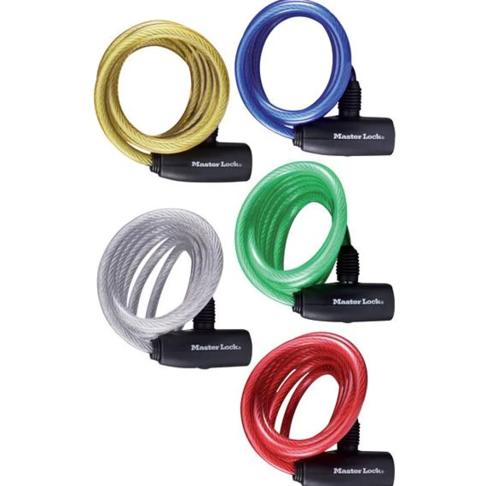MASTER LOCK Cadenas enroulants x3