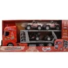 Enfant TURBO CHALLENGE Camion de transport à friction Paris/Dakar + 4 véhicules 44 cm