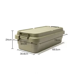 GORDON MILLER Coffre transport empilable 40L Olive -