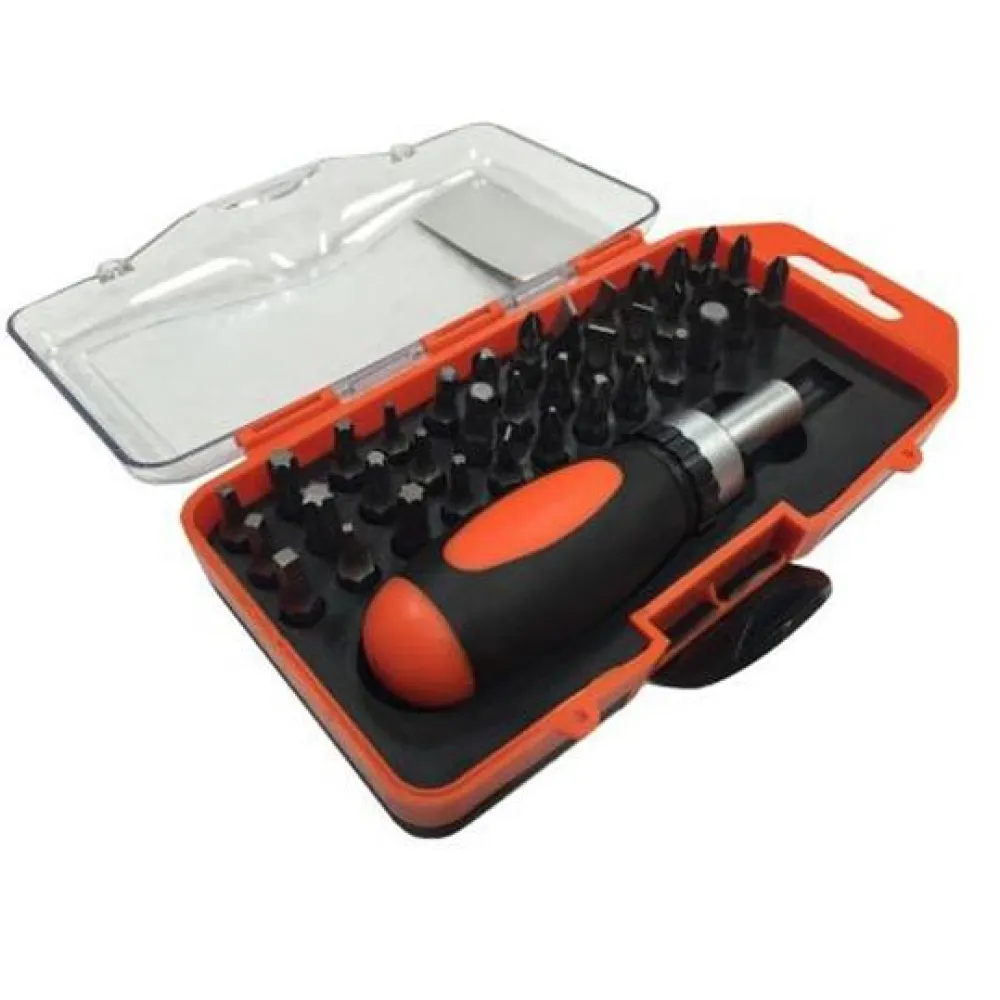 FIXMAN COFFRET TOURNEVIS ET EMBOUTS DE VISSAGE 37PCS