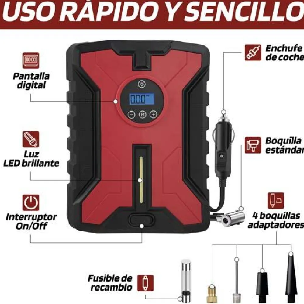 SWISS DRIVE Compresseur 12v/8bar digital sd - SWISSDRIV