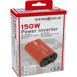 SWISS DRIVE Convertisseur 12v/230v 150w - SWISSDRIV