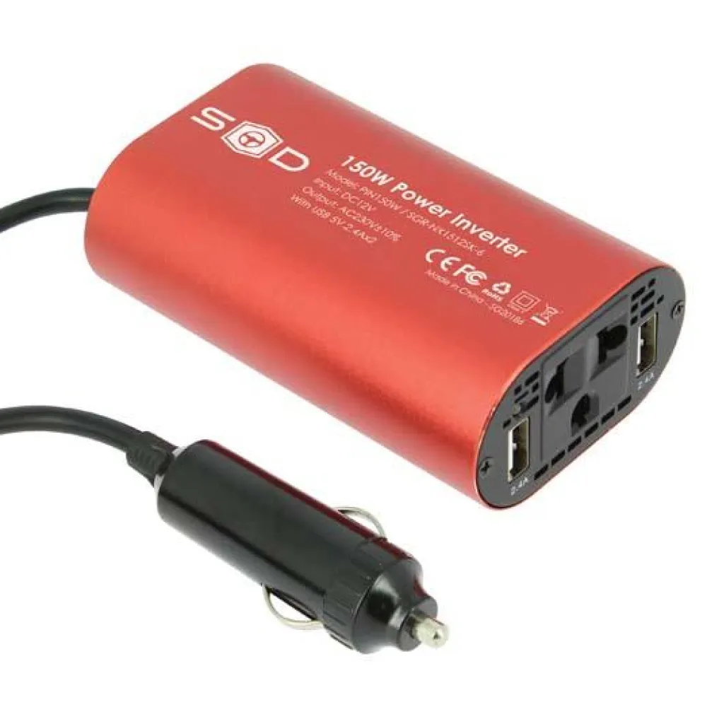 SWISS DRIVE Convertisseur 12v/230v 150w - SWISSDRIV