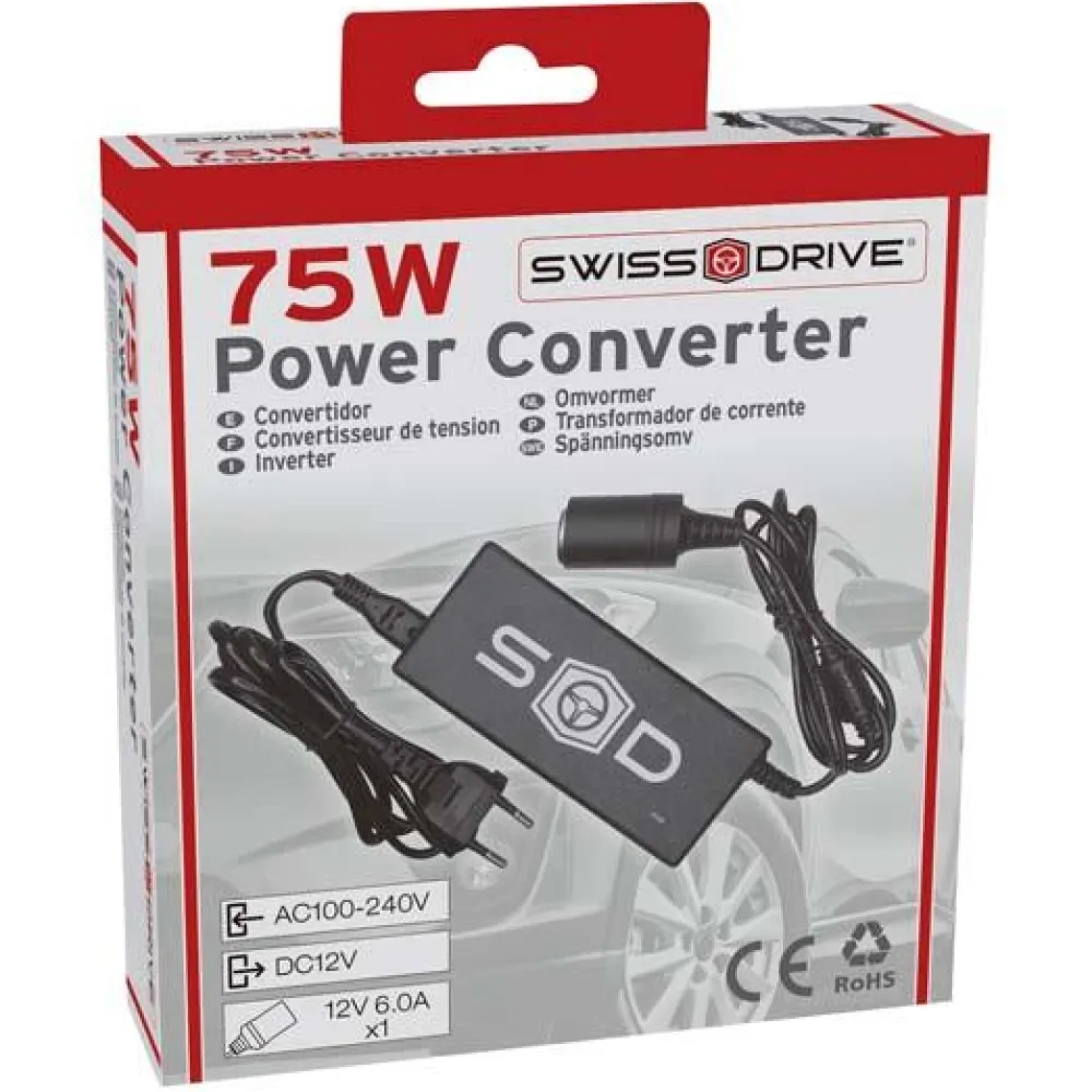 SWISS DRIVE Convertisseur 230v/12v 72w - SWISSDRIV