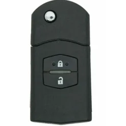 KEYSKAR COQUE MAZDA 2 BOUTONS LAME CRANTEE