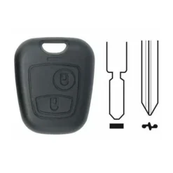 KEYSKAR COQUE PEUGEOT 2 BOUTONS CROIX