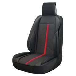 SWISS DRIVE Couvre siege pvc potenza noir/rouge - SWISSDRIV