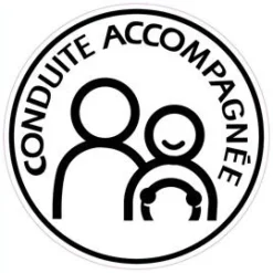 CADOX Disque Conduite accompagnée adhésif