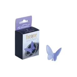 AUTOBACS QUALITY Désodorisant forme papillon - senteur Purple Charm - grille de ventilation voiture -