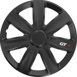 CAR+ 4 enjoliveurs VR 15 pouces Carbone/Noir