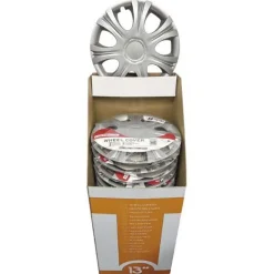 SWISS DRIVE Enjoliveur silver idaho 13 pouces - SWISSDRIV