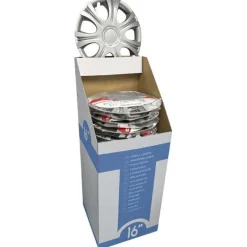 SWISS DRIVE Enjoliveur silver idaho 16 pouces - SWISSDRIV
