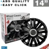 CAR+ Enjoliveurs X 4 14 pouces ILLINOIS  RC BLACK
