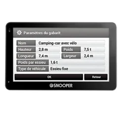 SNOOPER GPS CAMPING CAR 4.3P CC2400