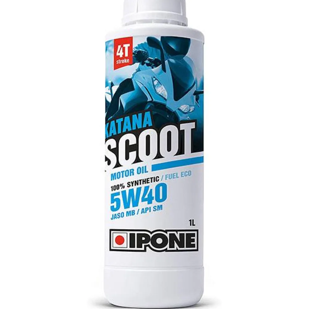 IPONE Huile Moteur 4 Temps 100% Synthétique KATANA SCOOT 5W40 -
