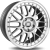 INFINY Jante alu R1 LIGHT ARGENT BORD POLI 8.5x19 pouces 5x42 ET73.1