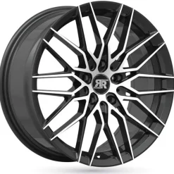 RACER Jante alu RAPTOR NOIR BRILLANT FACE POLIE 7.5x17 pouces 5x42 ET73.1