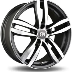RACER Jante alu TARGET GRIS FACE POLIE 7.5x18 pouces 5x39.5 ET57.1
