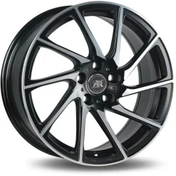RACER Jante alu TURN NOIR SATIN FACE POLIE 7.5x17 pouces 5x40 ET73.1