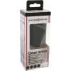 RACESPORT POMMEAU NOIR SURPIQURE BLANCHE AVEC GACHETTE - 2505GWG -