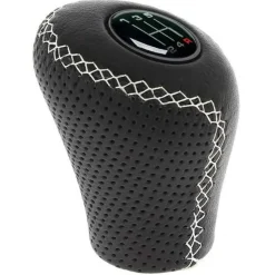 RACESPORT POMMEAU NOIR SURPIQURE BLANCHE AVEC GACHETTE - 2505GWG -