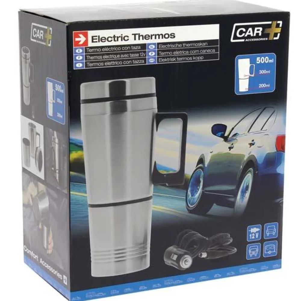 CARPLUS Thermos 12v pour voiture avec tasse -